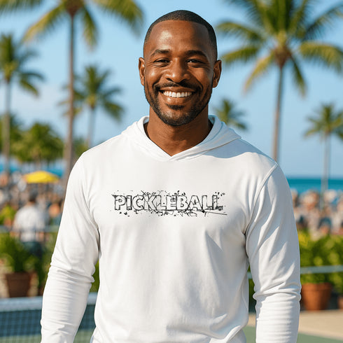 Pickleball Shatter Performance Shirt – Short Sleeve, Long Sleeve & Hoodie